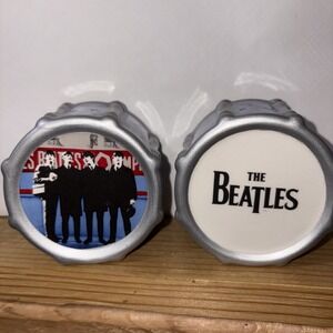 The Beatles Drum Shaped Ceramic Salt and Pepper Shakers Set 2006